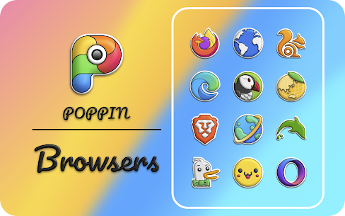 Poppin Icon Pack MOD APK (исправленный/полный) 2