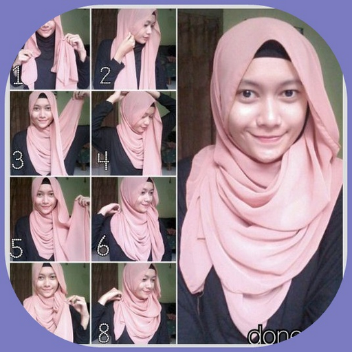 tutorials wearing hijab Logo