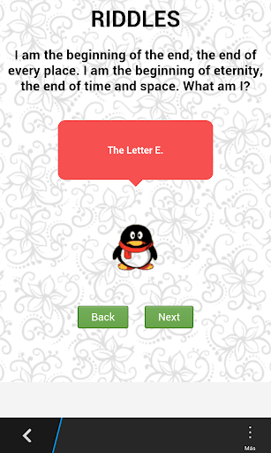 Android application Riddle me that screenshort