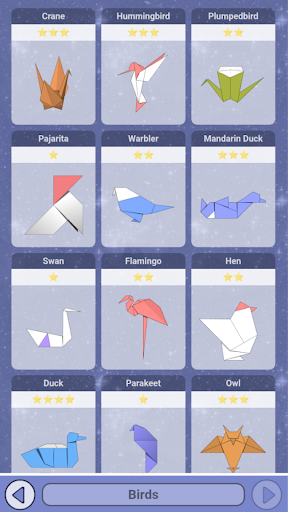 Origami Paper Art - Diagram Screen 2
