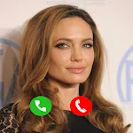 Cover Image of Descargar Angelina Jolie Fake Call Prank  APK