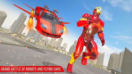 Flying Robot Car Games – Robot Shooting Games For PC installation
