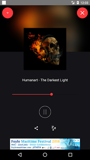 Android application Rock´n´Radio screenshort