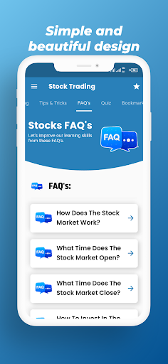 Screenshot of Learn Stock Trading |TradeQuiz