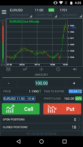Dual Options Trader Screen 2