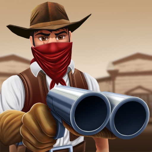 Wild west pop up ui cowboy jogo temático estratégia para celular