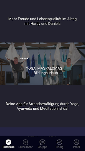 Android application Yoga Maspalomas Bildungszeit screenshort