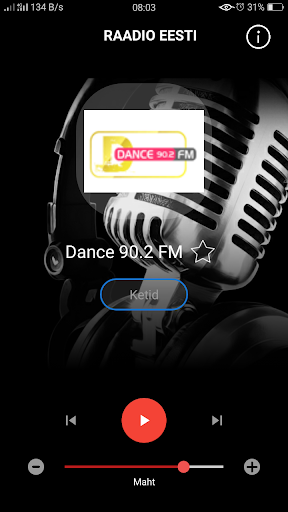 Android application Raadio Eesti screenshort