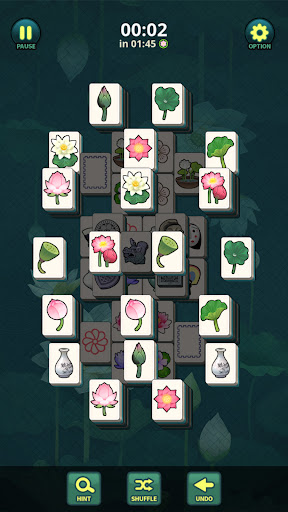 Mahjong Lotus Solitaire Screen 2