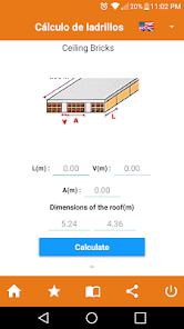 Captura 3 Calcular ladrillos para muro y android