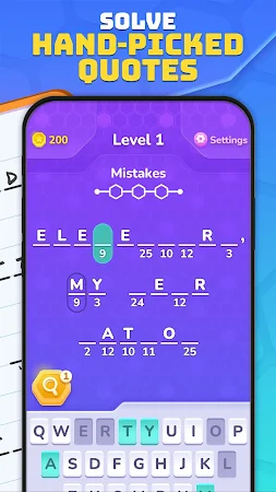 Game screenshot Cryptogram +: Word Brain Game hack