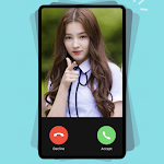 Cover Image of Tải xuống MOMOLAND NANCY call - top kpop fake call 0.2.0 FIX BUG ADD ONLINE VIDEO APK