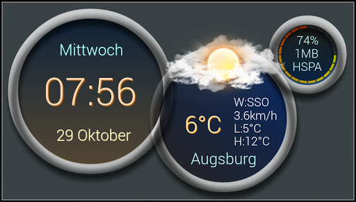 Zooper Widget ChromeRings