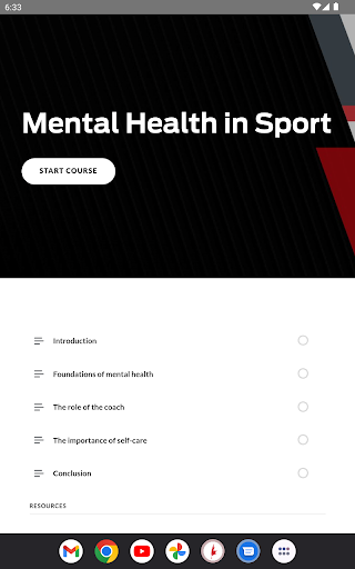 Mental Health in Sport Screen 3