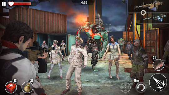 ZOMBIE HUNTER: Offline Games v1.33.1 MOD APK (Unlimited Money/Unlimited Health) Free For Android 6