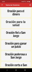 Captura 6 Oraciones a San Jorge android