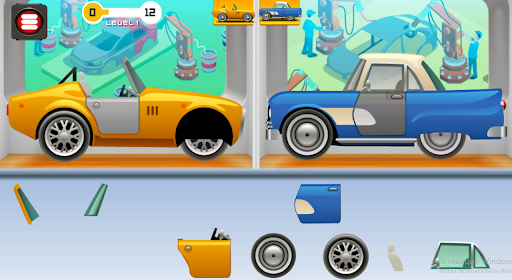 Cars puzzles with animation Screen 3