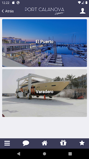 Android application Port Calanova screenshort