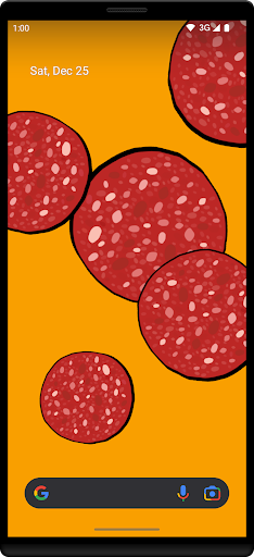 Android application Pepperoni Live Wallpaper screenshort