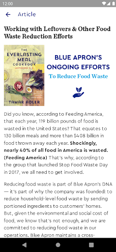 The Grapevine for Blue Apron Screen 3
