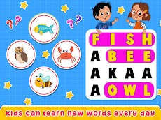 子供のための教育用単語検索ゲーム -  Word Gamesのおすすめ画像4