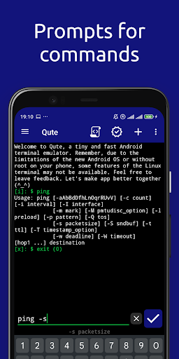 Qute: Terminal emulator - Tools - apps