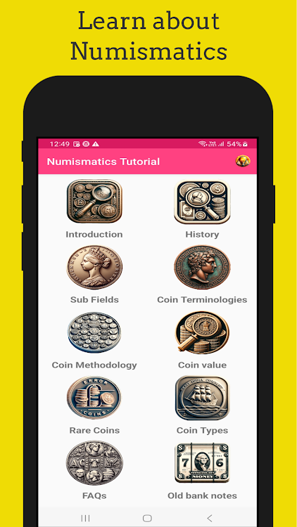 Numismatics Tutorial - 3.0 - (Android)