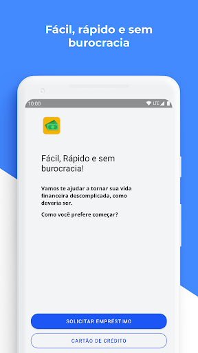 Android application Empréstimo Online e Cartões screenshort