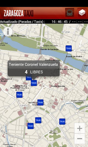 Zaragoza Taxi Screen 3