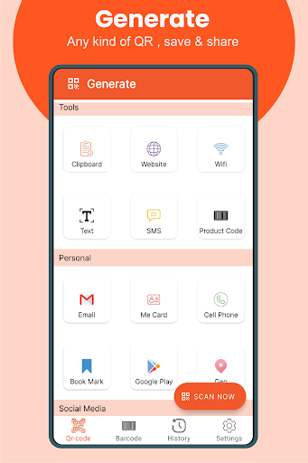 QR Code Reader Master App Screen 3