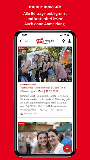 Android application meine-news.de screenshort