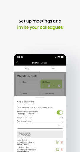 Deloitte MyPlace Screen 3