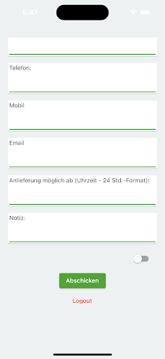 eco2eat Business Screen 2