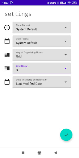 Notes ++ Screen 2