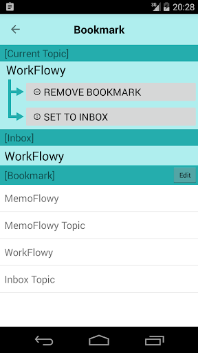 MemoFlowy WorkFlowy dedicated