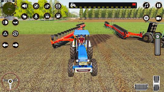 Tractor Driving Sim Farming 3d
