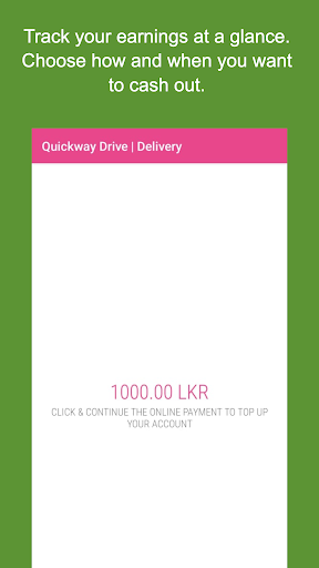 Quickway : Drive & Deliver Screen 2
