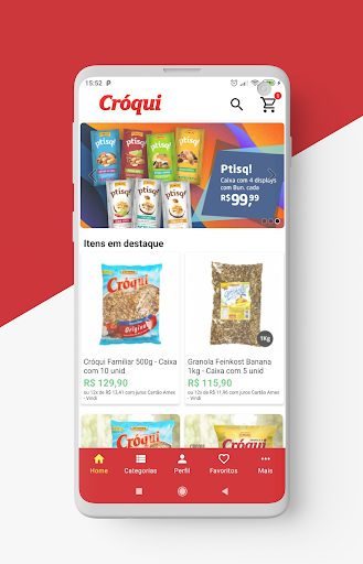 Android application Loja Croqui.net.br screenshort