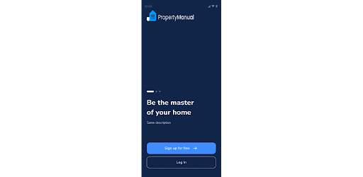 Android application PropertyManual screenshort