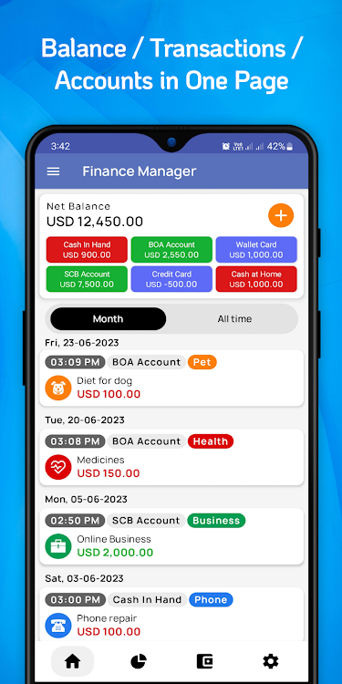 Finance Account Manager Wallet - 1.8.0 - (Android)