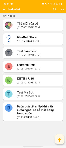 Android application Nobi Chat screenshort