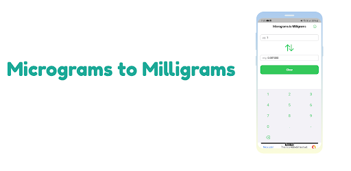 Micrograms to Milligrams