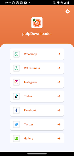 Android application pulpDownloader screenshort