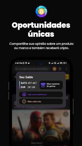 BrowsBit Navegue e ganhe BTC — Screenshot 2