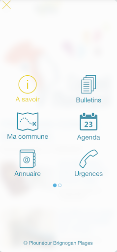 Android application Plounéour-Brignogan-plages screenshort