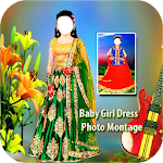 Cover Image of Download Baby Girl Dress Photo Suit  APK