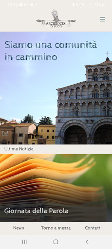 Android application Arcidiocesi di Lucca screenshort