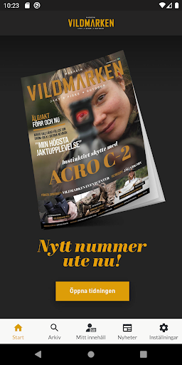 Android application VILDMARKEN screenshort