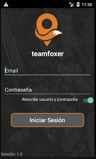 Android application teamfoxer screenshort