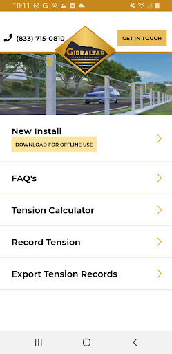 Android application Gibraltar Global screenshort